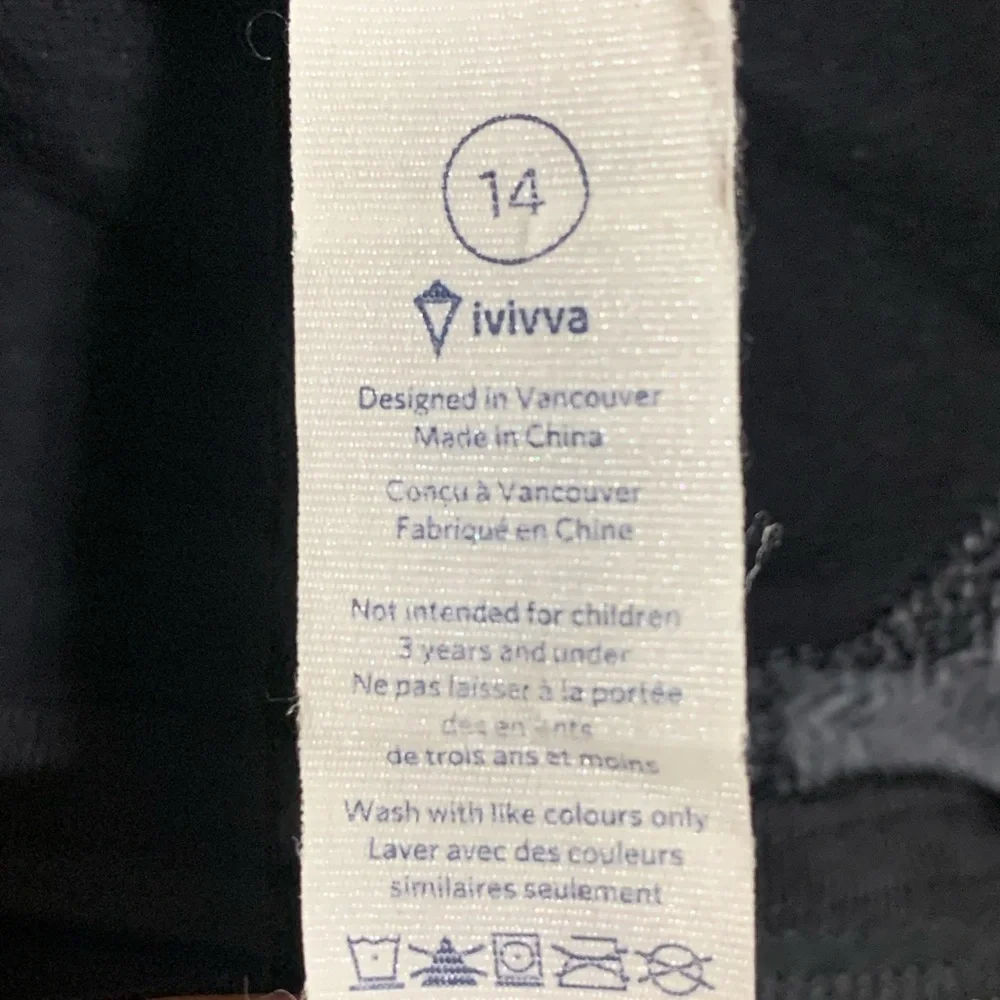 Ivivva Black and Gray Hooded Jacket